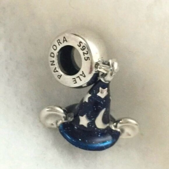 Brand New Retired Pandora x Disney Mickey’s Sorcerer’s hat charm - Picture 3 of 5